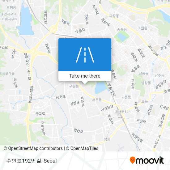 수인로192번길 map