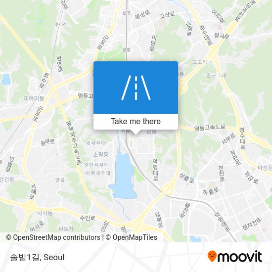 솔밭1길 map