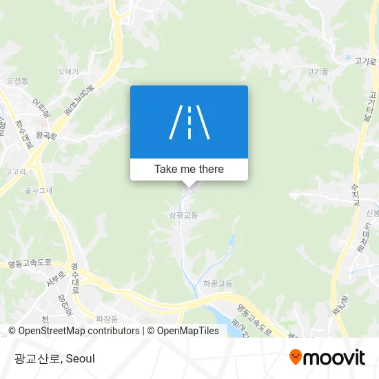 광교산로 map
