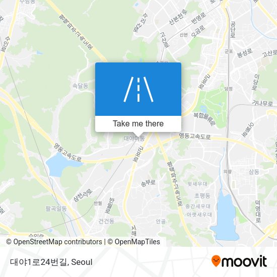 대야1로24번길 map