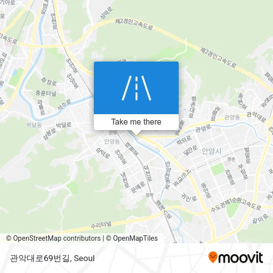 관악대로69번길 map