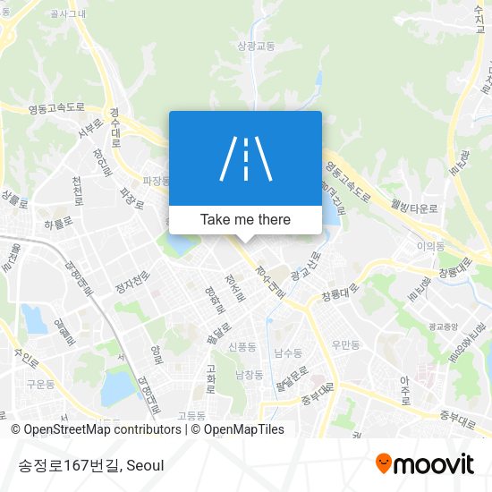 송정로167번길 map