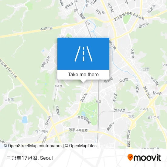 금당로17번길 map