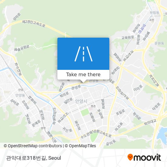 관악대로318번길 map