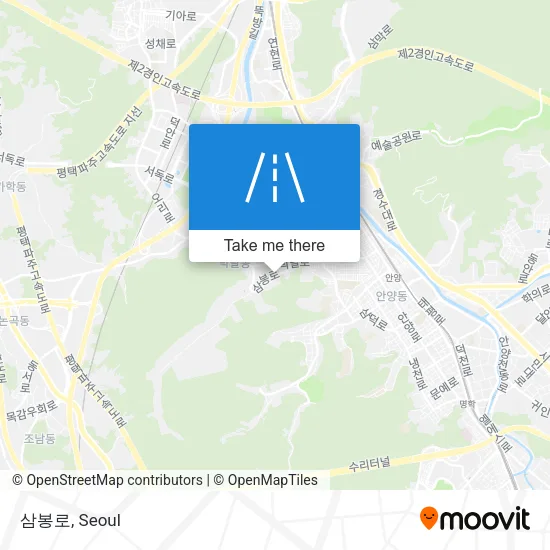 삼봉로 map