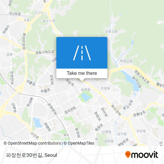 파장천로30번길 map