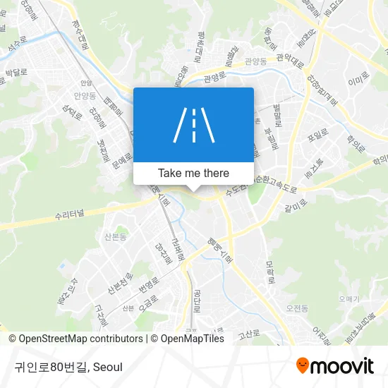귀인로80번길 map