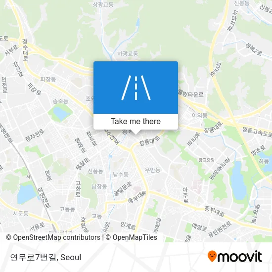 연무로7번길 map