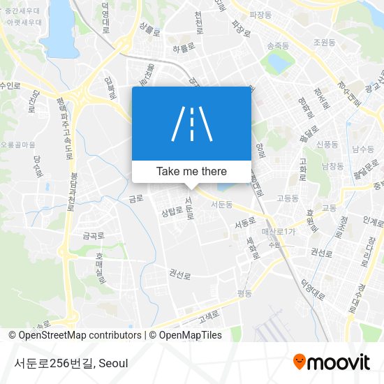 서둔로256번길 map
