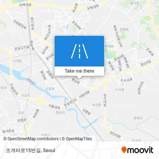 조개터로15번길 map