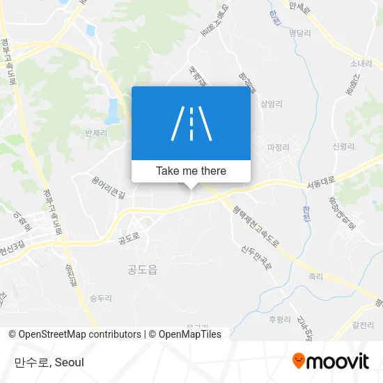 만수로 map