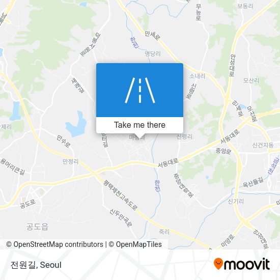 전원길 map