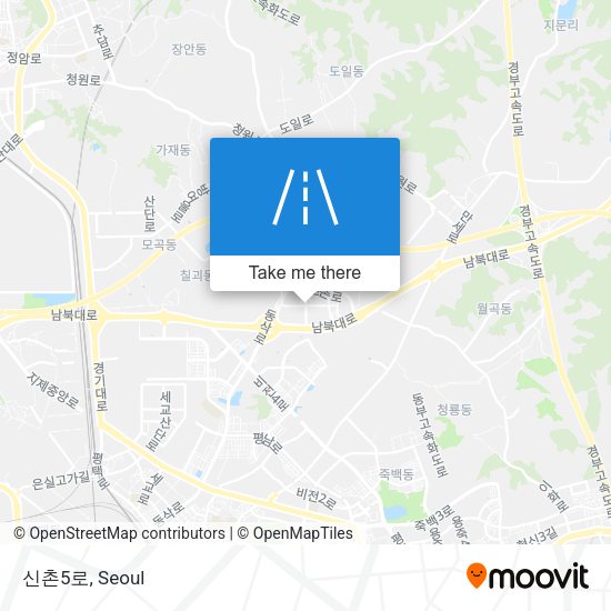 신촌5로 map
