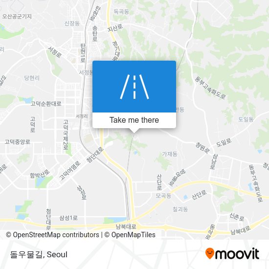 돌우물길 map