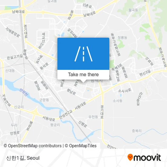 신한1길 map