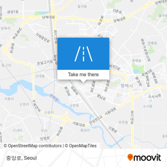 중앙로 map