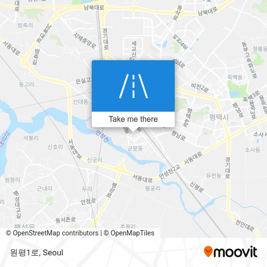 원평1로 map