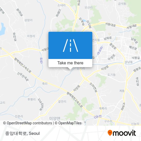 중앙대학로 map