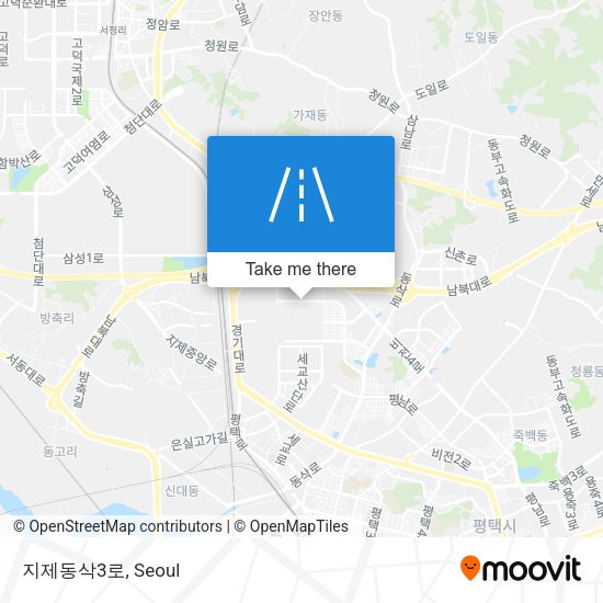 지제동삭3로 map