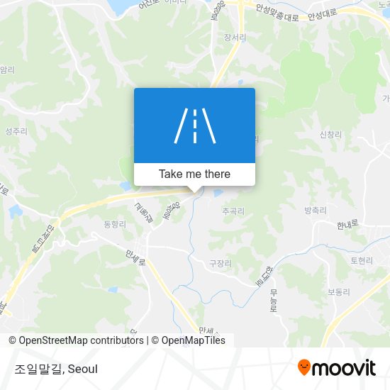 조일말길 map