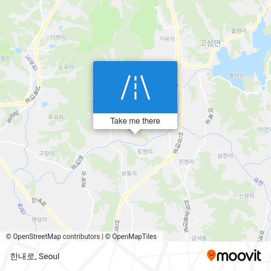 한내로 map