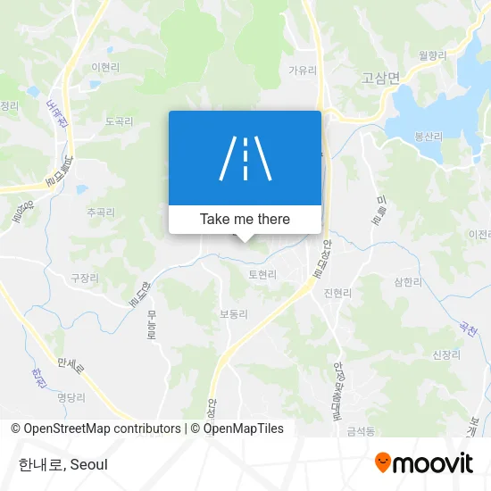 한내로 map