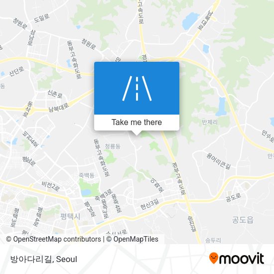 방아다리길 map