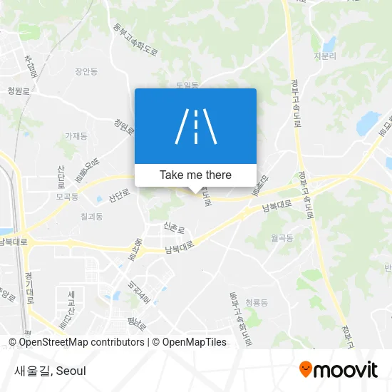 새울길 map