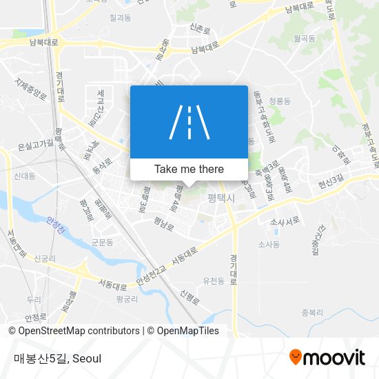 매봉산5길 map