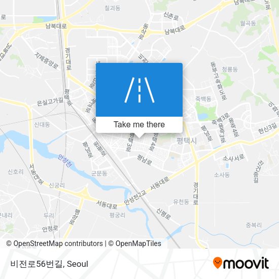 비전로56번길 map