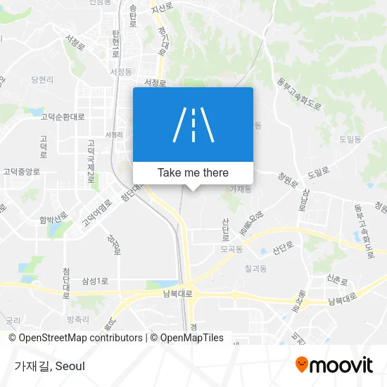 가재길 map