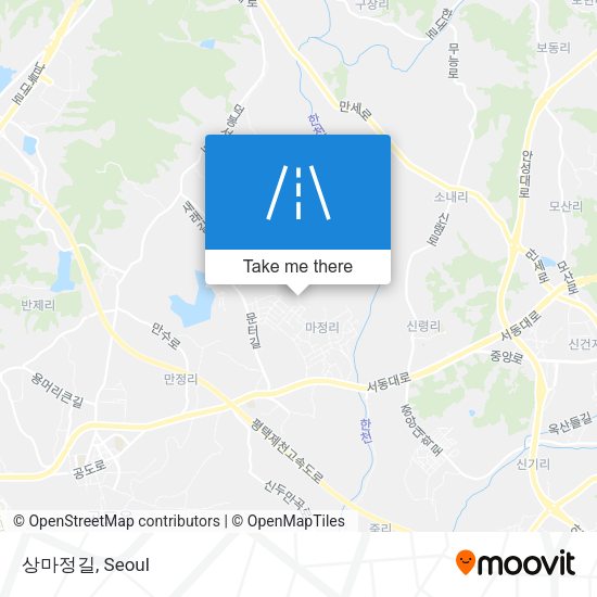 상마정길 map