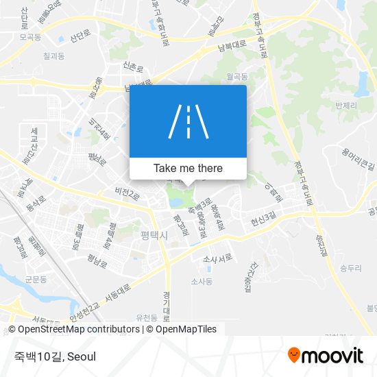 죽백10길 map