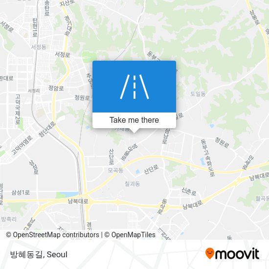 방혜동길 map