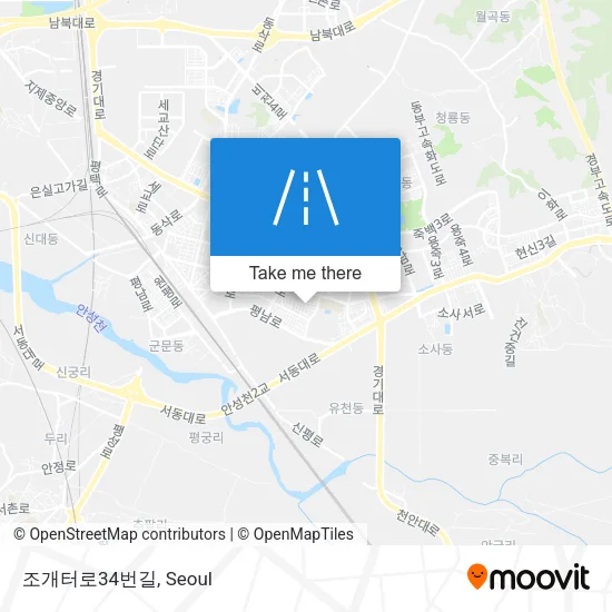 조개터로34번길 map
