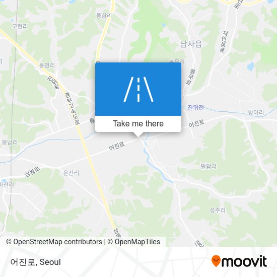 어진로 map