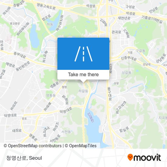 청명산로 map