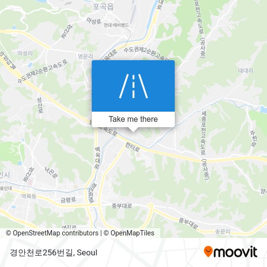 경안천로256번길 map