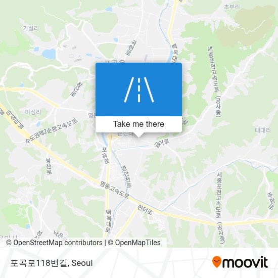 포곡로118번길 map