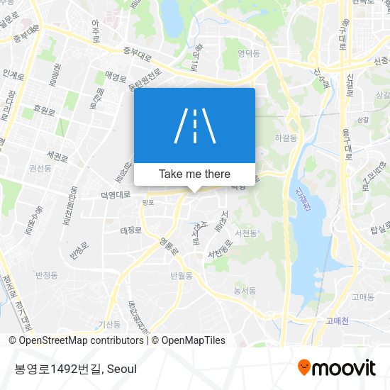 봉영로1492번길 map