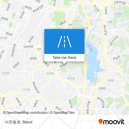 서천동로 map