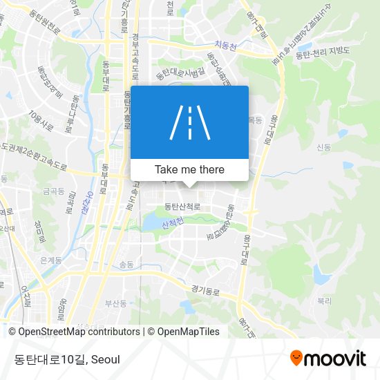 동탄대로10길 map