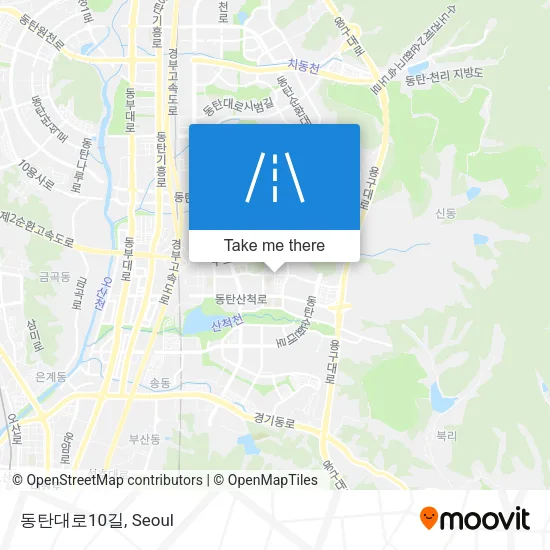 동탄대로10길 map