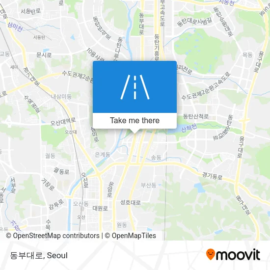 동부대로 map