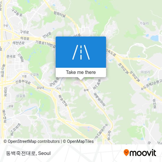 동백죽전대로 map
