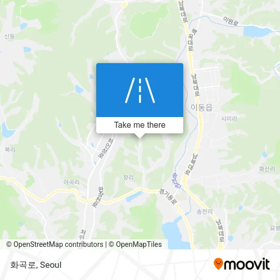 화곡로 map