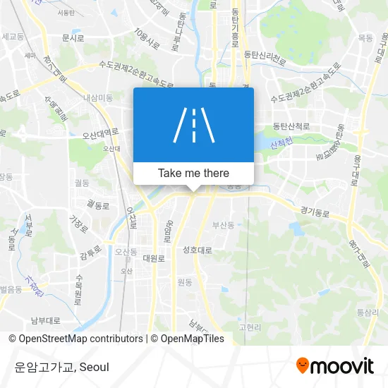 운암고가교 map