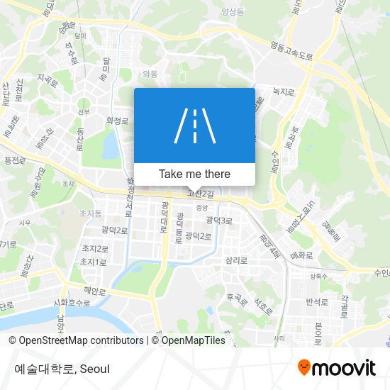 예술대학로 map