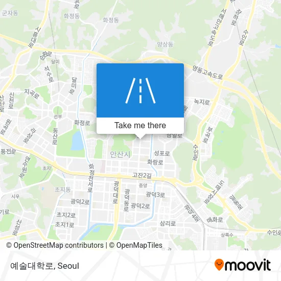 예술대학로 map