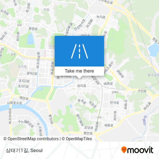 삼태기1길 map